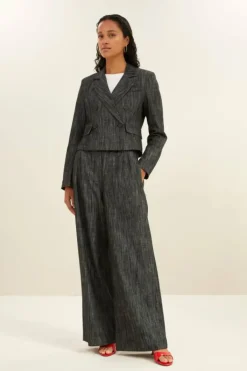 Jassen*By bar adina twill blazer | jet black