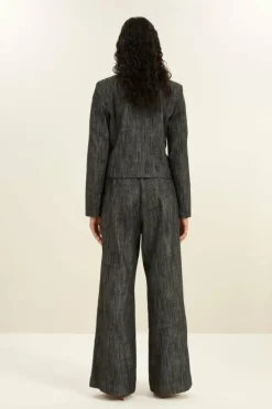 Jassen*By bar adina twill blazer | jet black