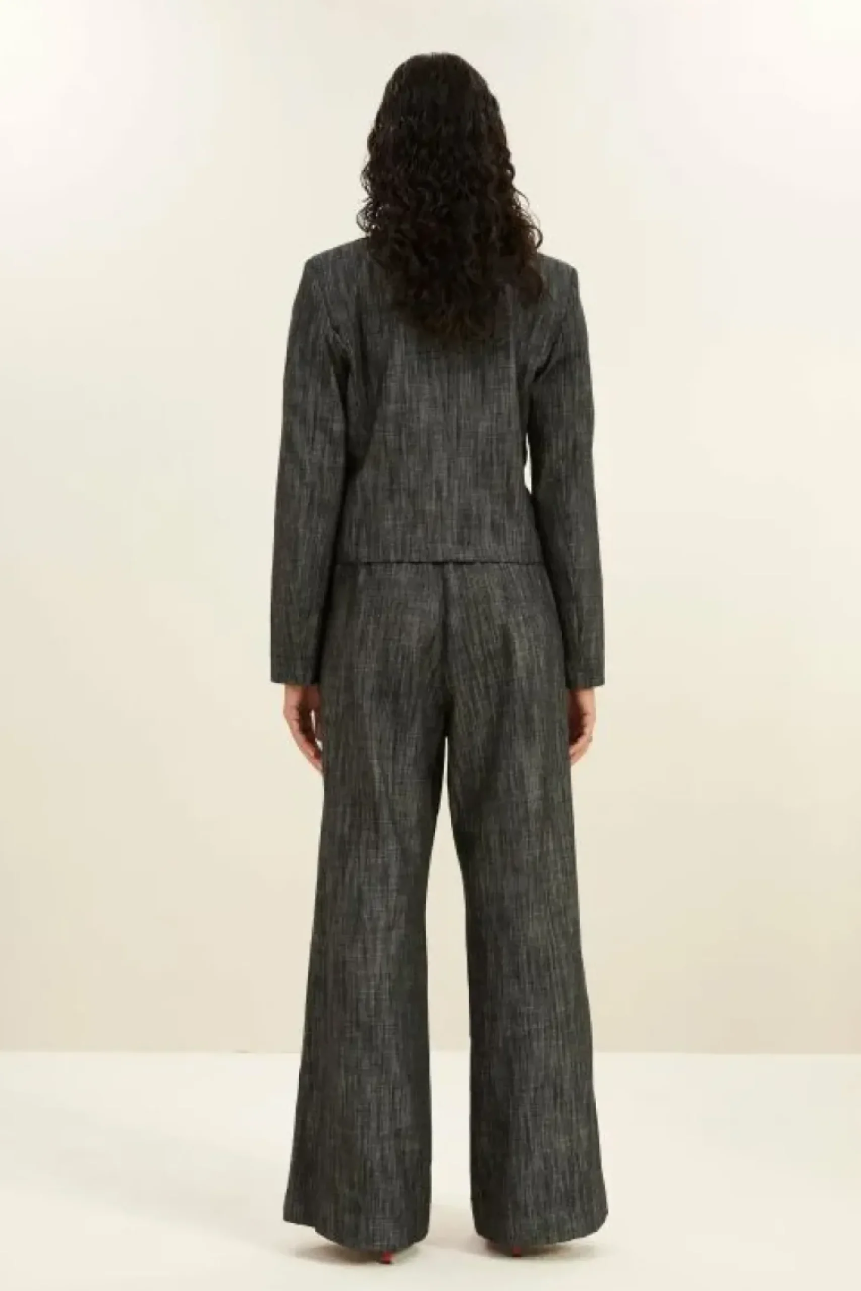 Jassen*By bar adina twill blazer | jet black