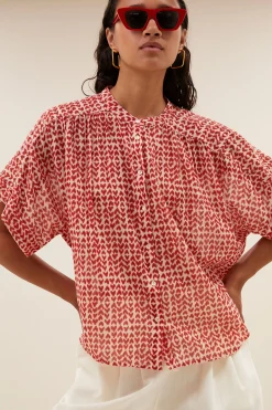 Blouses*By bar alex love blouse | love print
