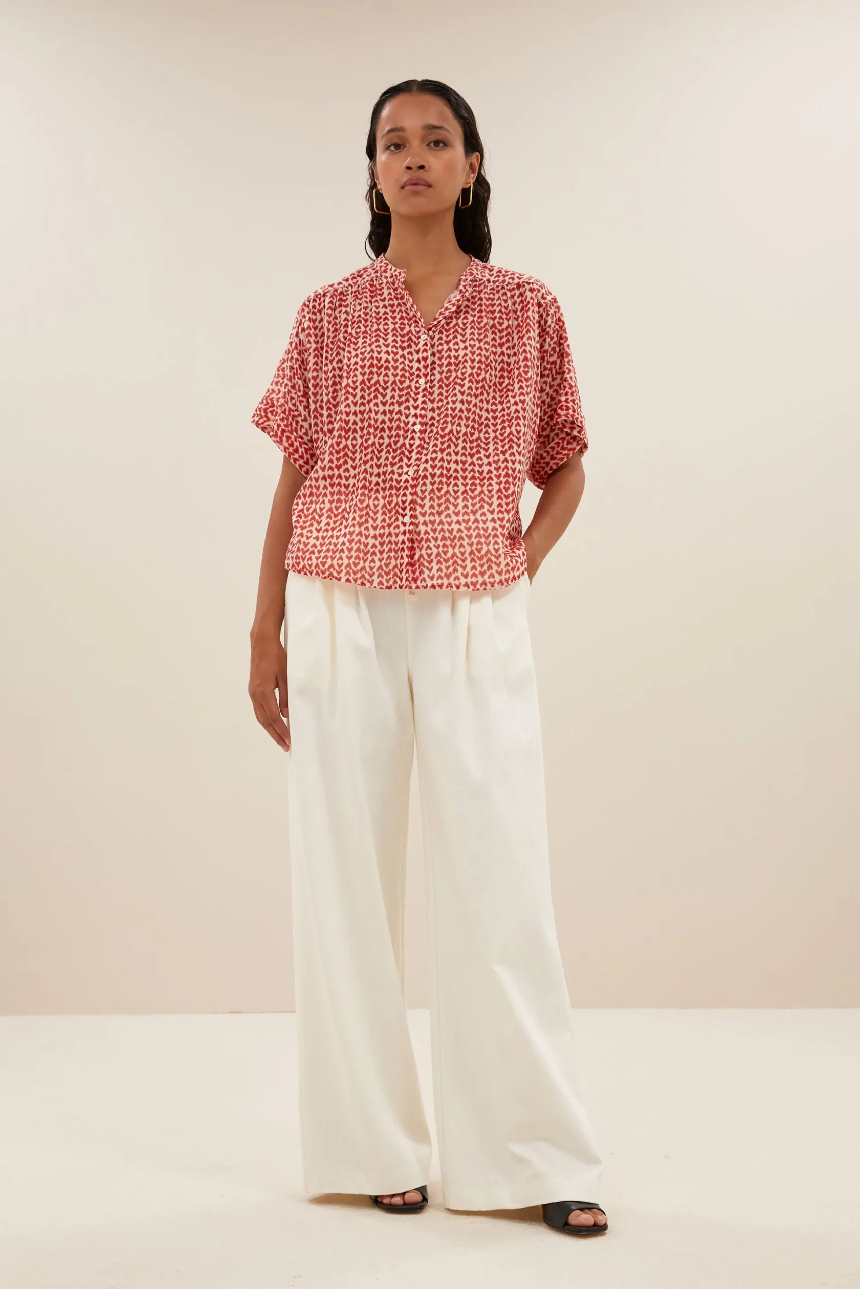 Blouses*By bar alex love blouse | love print