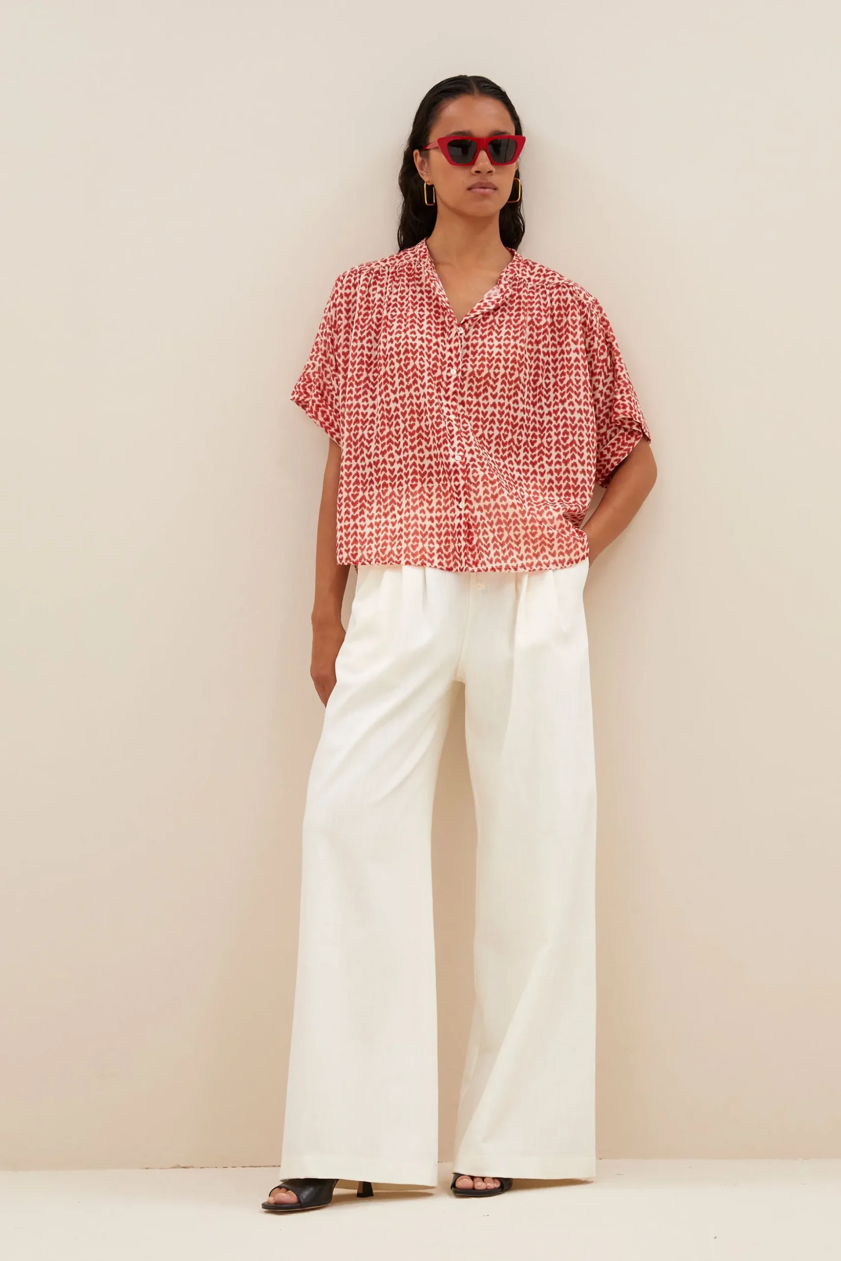 Blouses*By bar alex love blouse | love print
