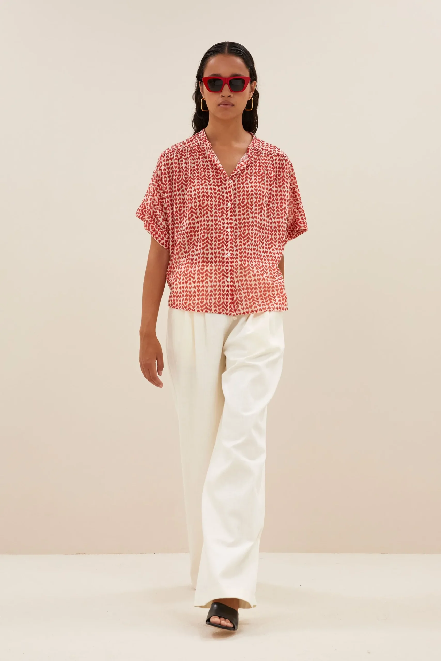 Blouses*By bar alex love blouse | love print