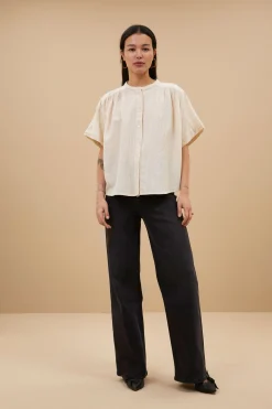 Blouses*By bar alex rib blouse | off white