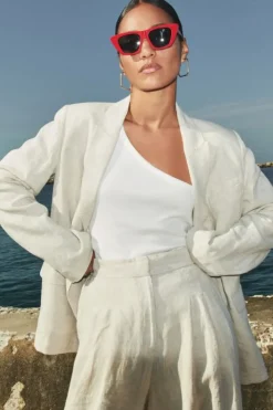Jassen*By bar alice linen jacket | linen