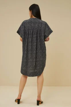 Jurken*By bar amber paper dress | paper print