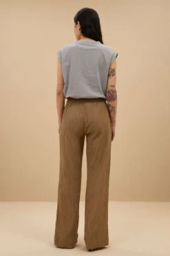 Broeken*By bar amie lurex pants | gold