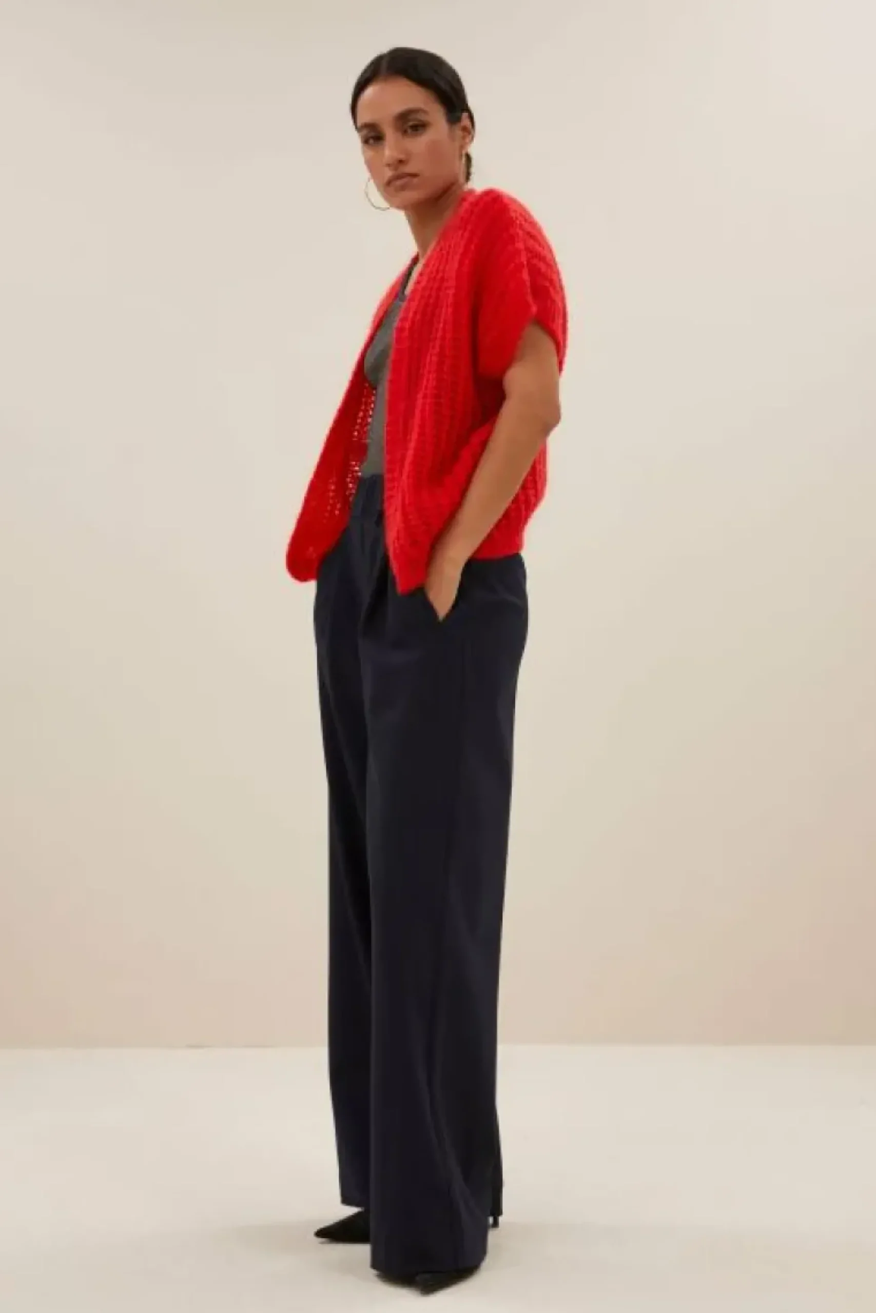 Vesten*By bar anna cardigan | lipstick
