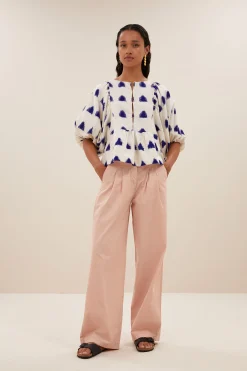 Blouses*By bar avelon ikat blouse | blue ikat