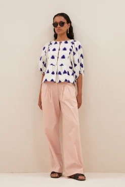 Blouses*By bar avelon ikat blouse | blue ikat
