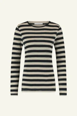 Tops & Shirts*By bar basic ls big stripe top | midnight