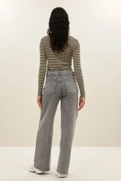 Tops & Shirts*By bar basic ls stripe top | chalk