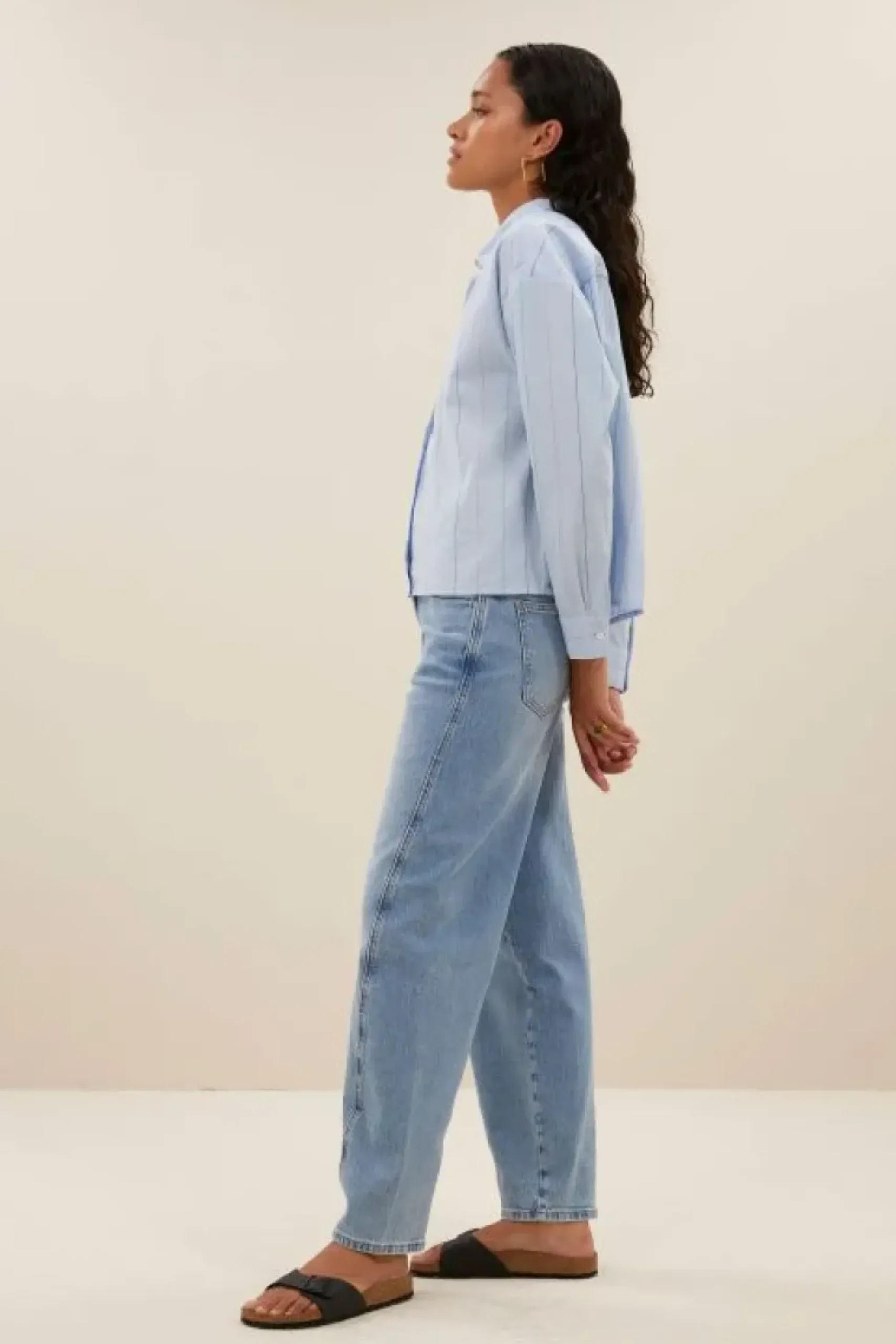 Jeans|Broeken*By bar begum denim pants | light denim