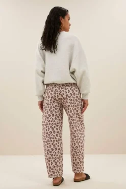 Jeans|Broeken*By bar begum pink cheetah pants | pink cheetah print
