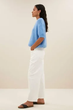 Jeans|Broeken*By bar begum white pants | white