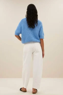 Jeans|Broeken*By bar begum white pants | white