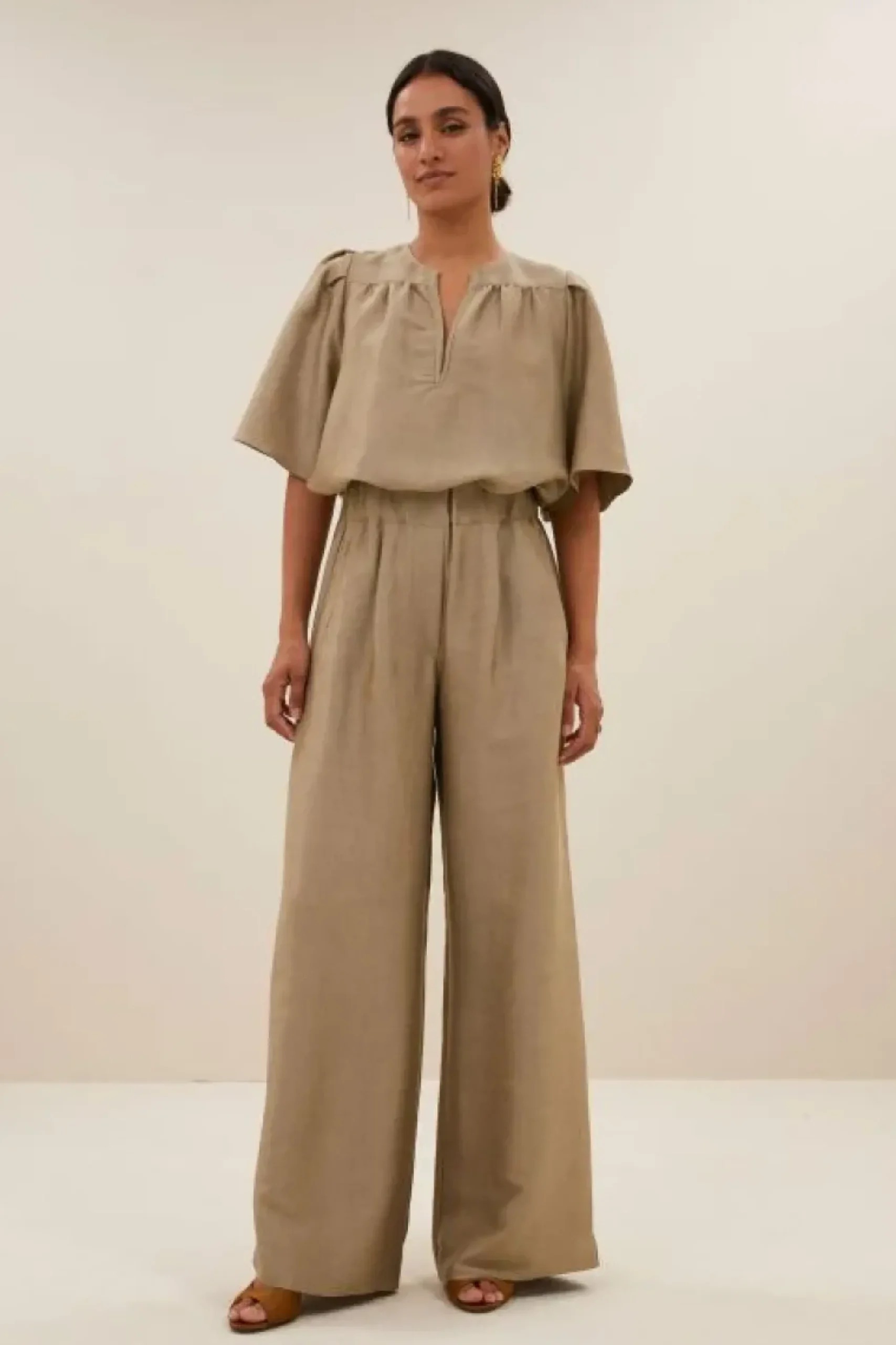 Broeken*By bar benji gloss pants | gold