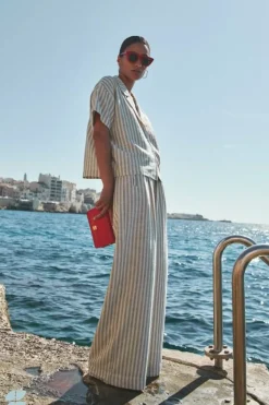Broeken*By bar benji marine pants | marine stripe