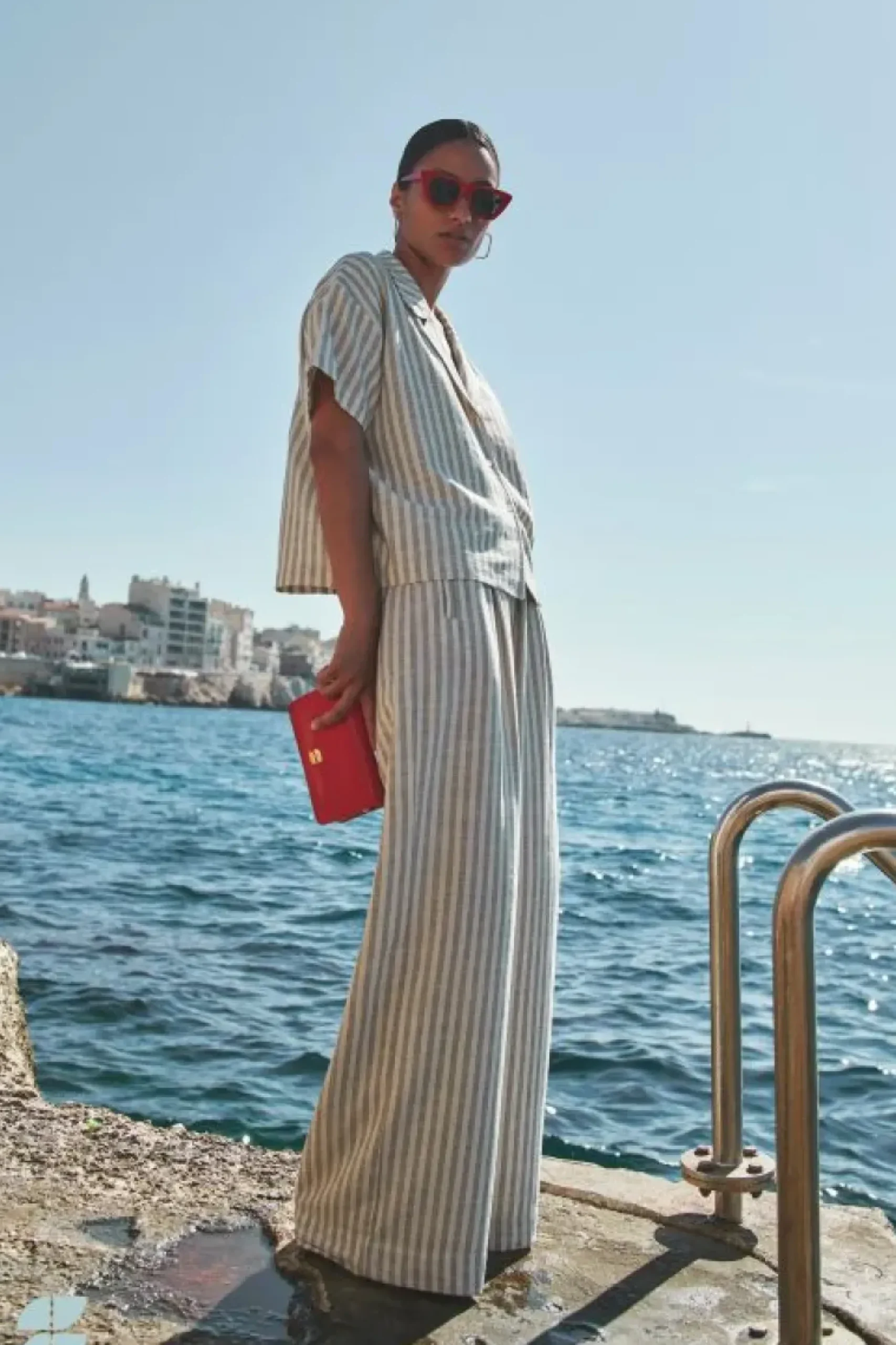 Broeken*By bar benji marine pants | marine stripe