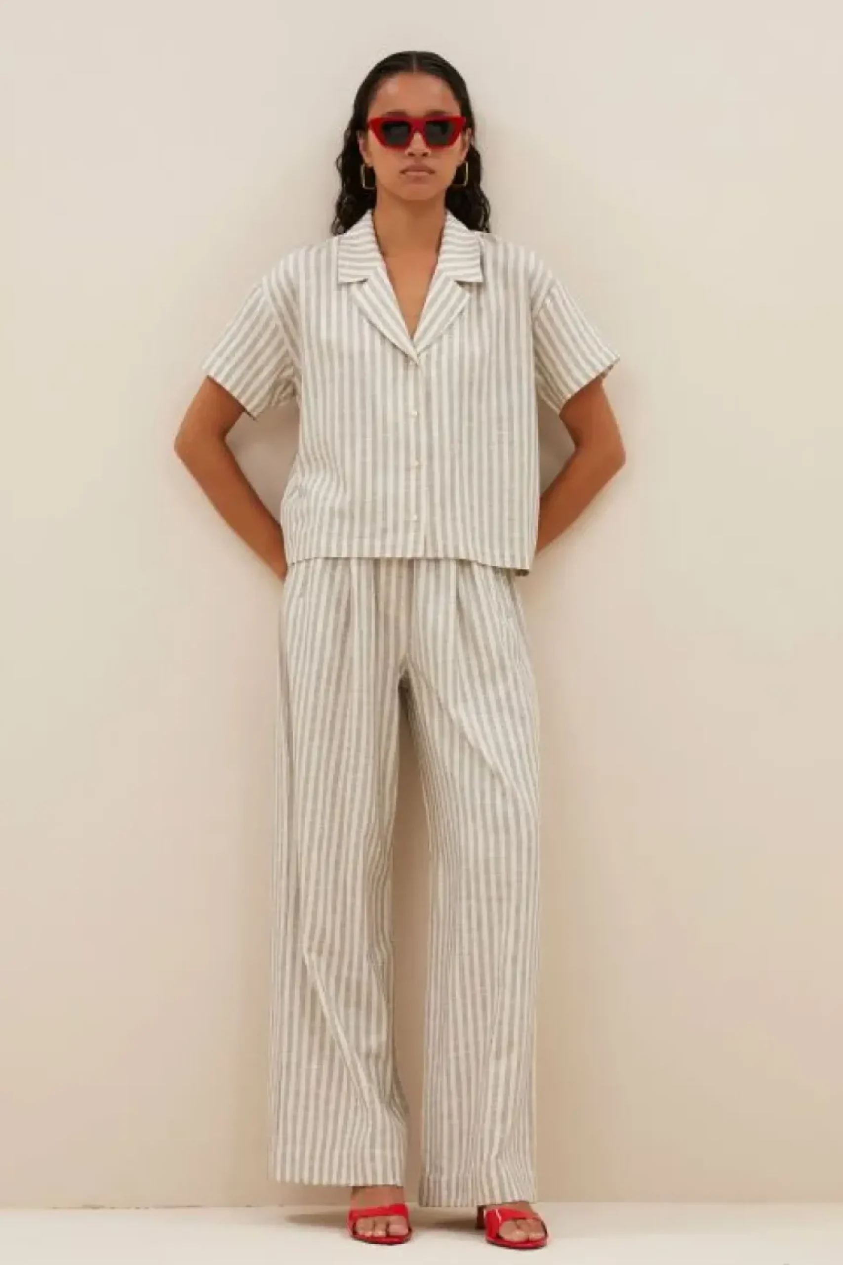 Broeken*By bar benji marine pants | marine stripe