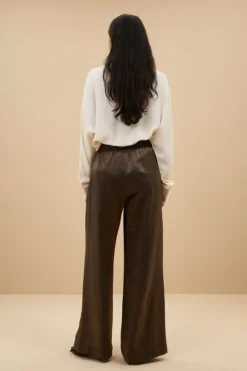 Broeken*By bar benji metallic pants | bronze