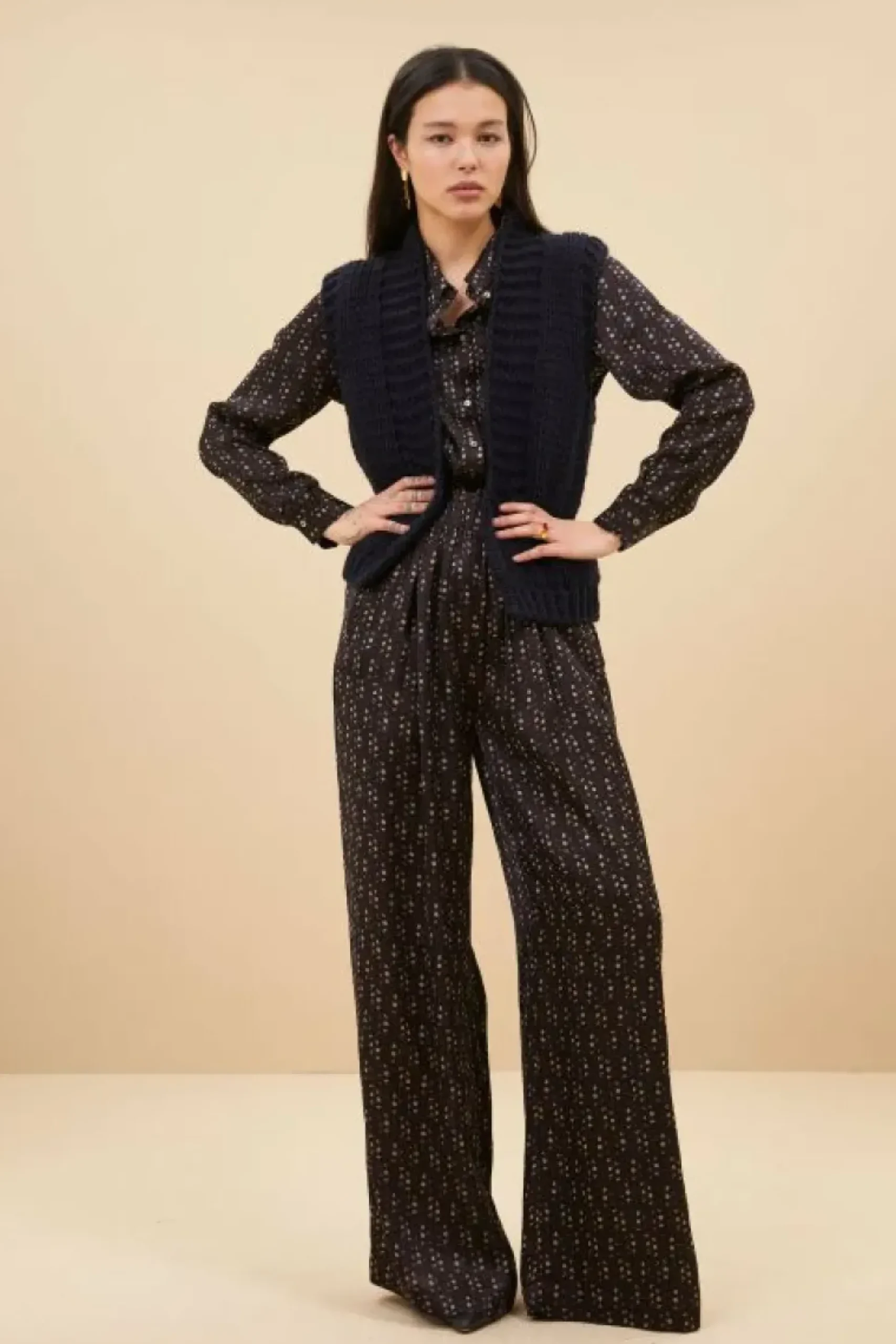 Broeken*By bar benji paisley pants | paisley dots