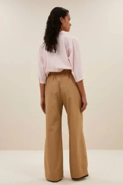 Broeken*By bar benji poplin pants | camel