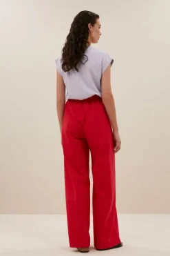 Broeken*By bar benji poplin pants | lipstick