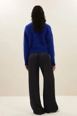 Broeken*By bar benji satin pants | midnight