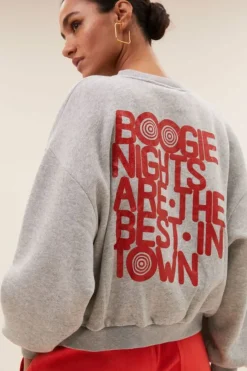 Sweaters|Truien*By bar bibi boogie nights sweater | grey melee