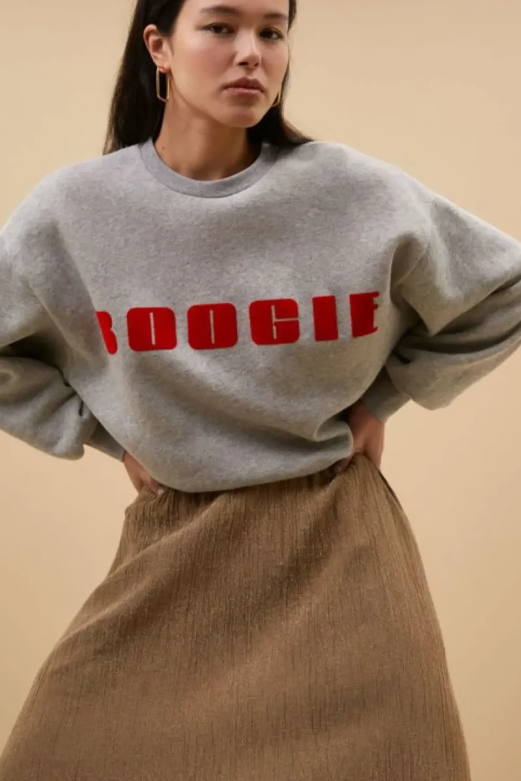 Sweaters|Truien*By bar bibi boogie sweater | grey melee