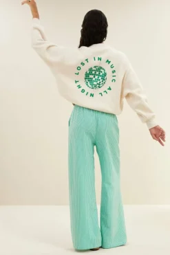 Sweaters|Truien*By bar bibi disco sweater | oyster melee