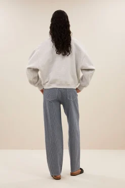 Sweaters|Truien*By bar bibi heavy sweater | light grey melee