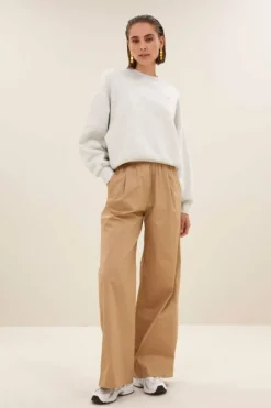 Sweaters|Truien*By bar bibi logo sweater | light grey melee