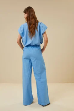 Blouses*By bar bieke poplin blouse | aquarius