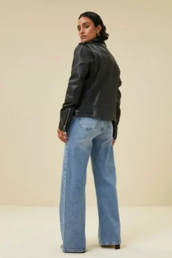 Jassen*By bar biker jacket | black