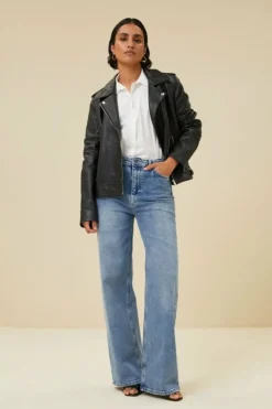 Jassen*By bar biker jacket | black