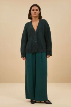 Vesten*By bar bobbi cardigan | dark green