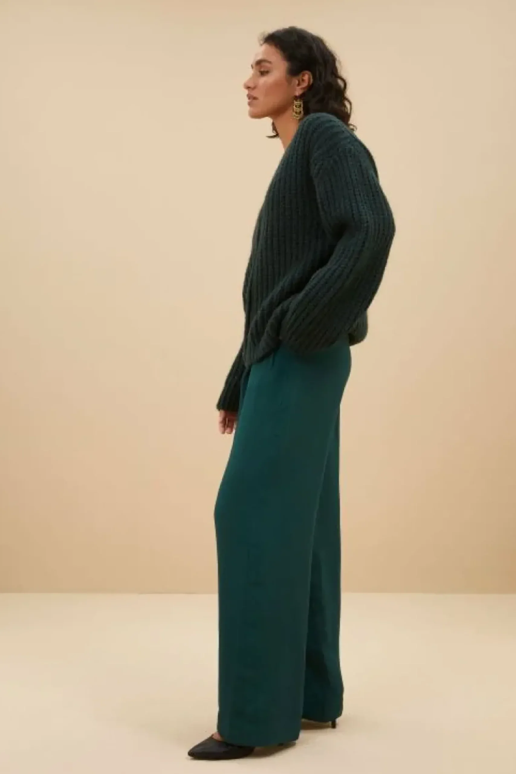 Vesten*By bar bobbi cardigan | dark green