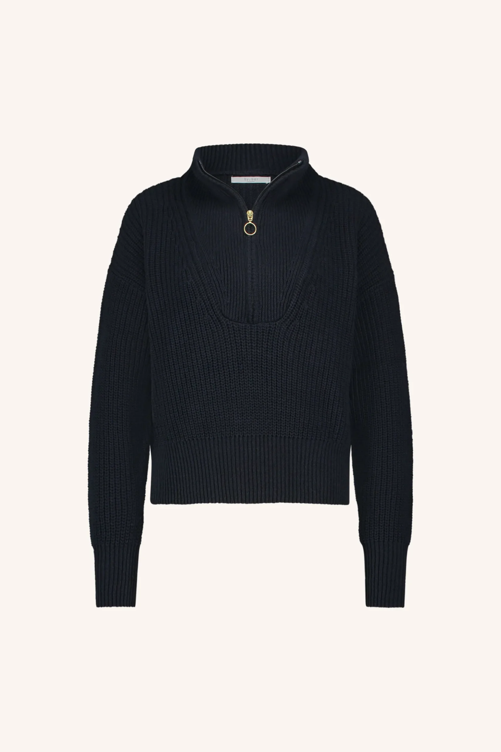 Truien*By bar boxy beau cotton pullover | midnight