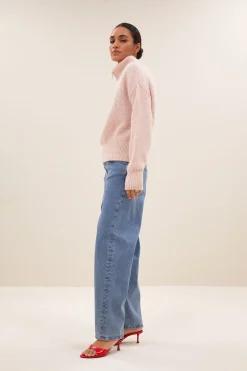 Truien*By bar boxy beau pullover | light pink