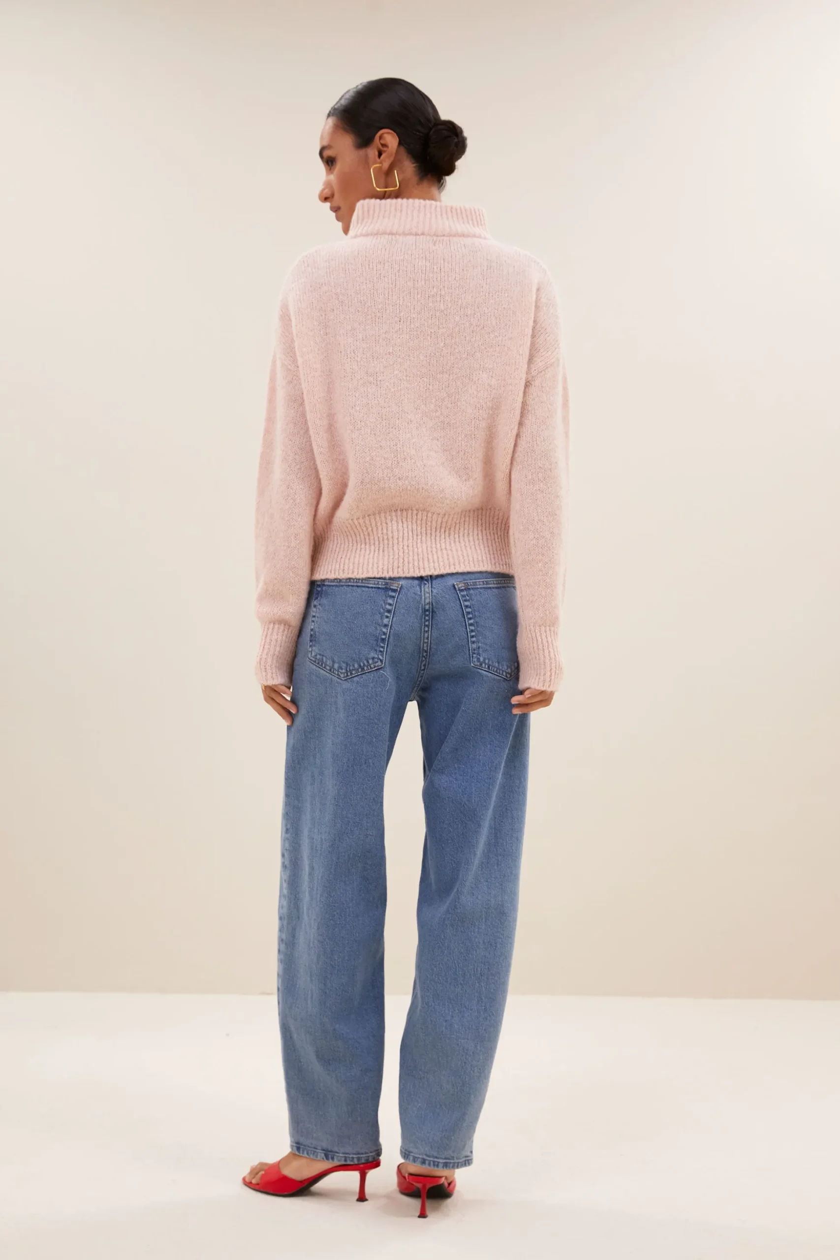Truien*By bar boxy beau pullover | light pink