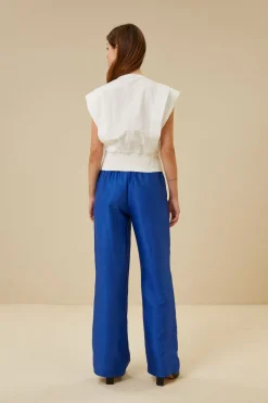 Blouses*By bar cathy poplin blouse | white