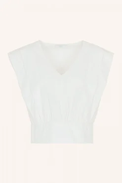 Blouses*By bar cathy poplin blouse | white