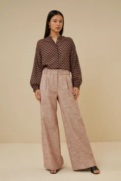 Blouses*By bar cecile leaf blouse | leaf print