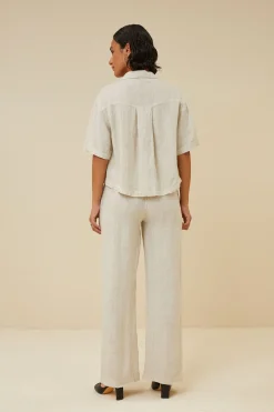 Blouses*By bar cris linen blouse | chalk