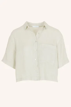 Blouses*By bar cris linen blouse | chalk