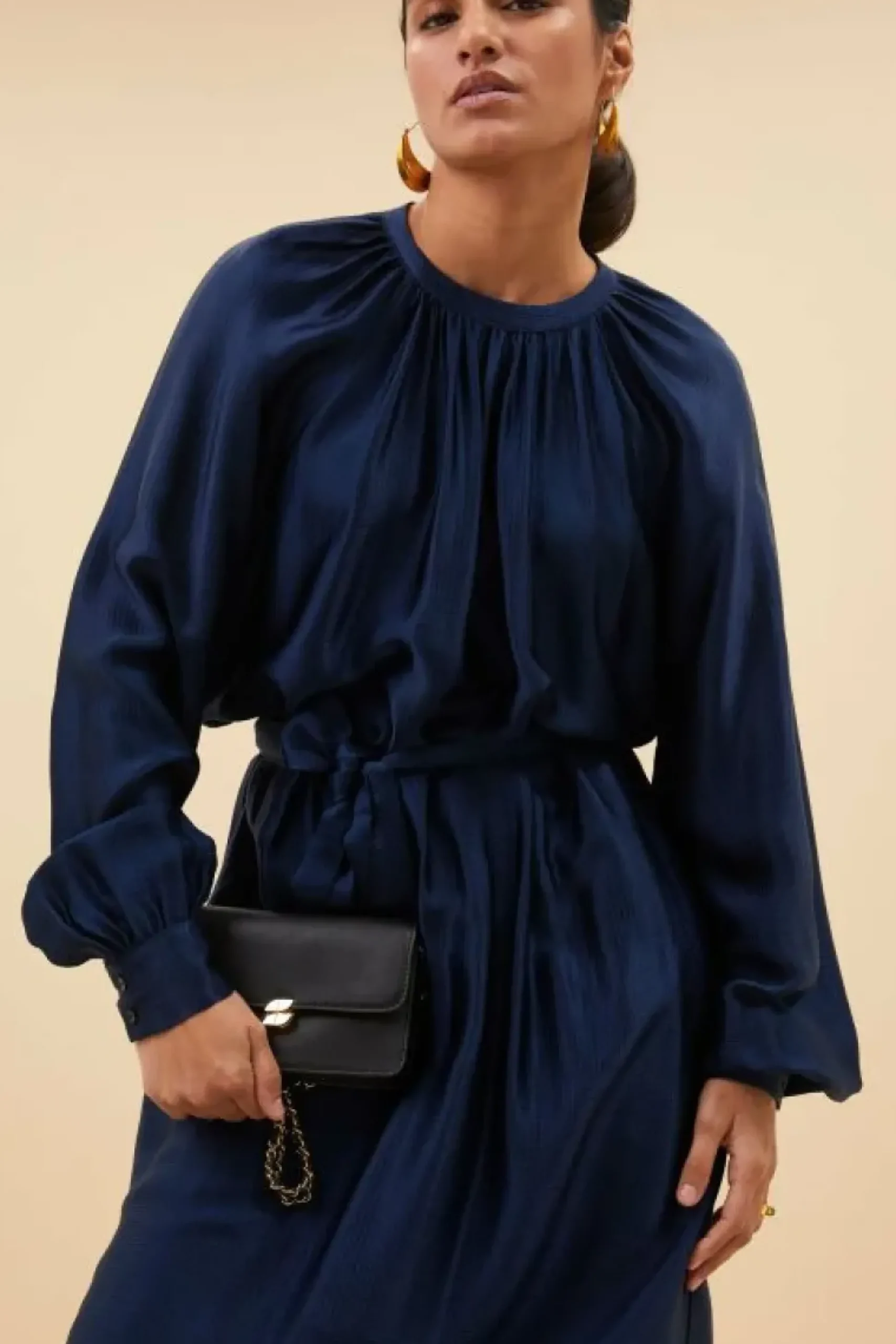 Jurken*By bar dae gloss stripe dress | blue nights