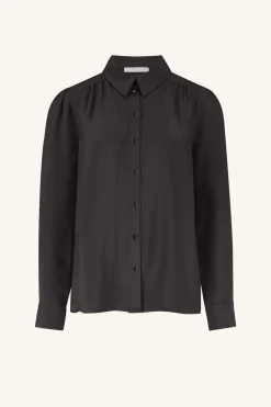 Blouses*By bar donna satin stripe blouse | cafe noir