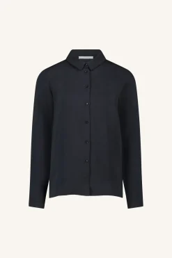 Blouses*By bar donna satin stripe blouse | graphite
